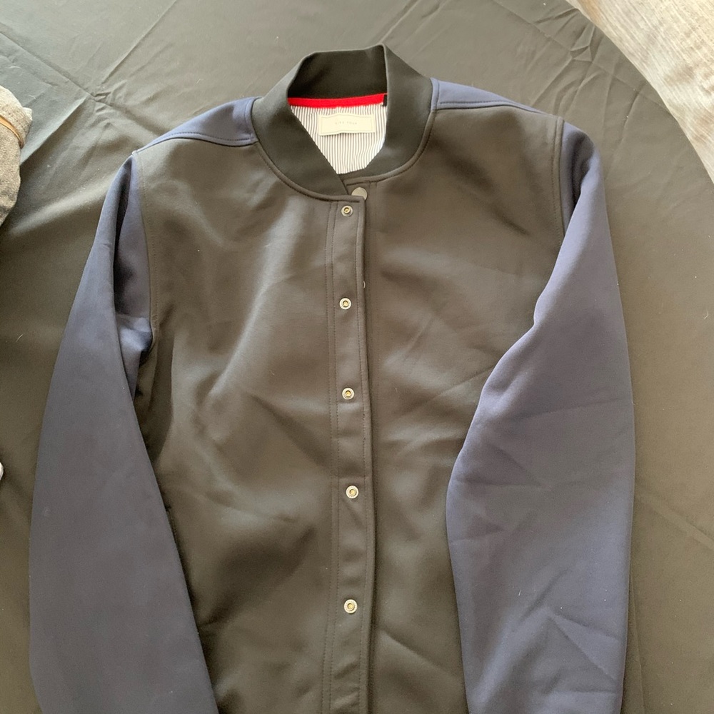 Five four bomber varsity style jacket